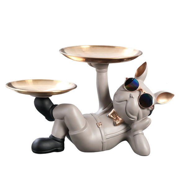 Cute French Bulldog Resin Tabletop Figurine