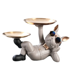 Cute French Bulldog Resin Tabletop Figurine