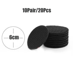 10-Pairs: Anti Curling Carpet Tape Rug Gripper Velcro