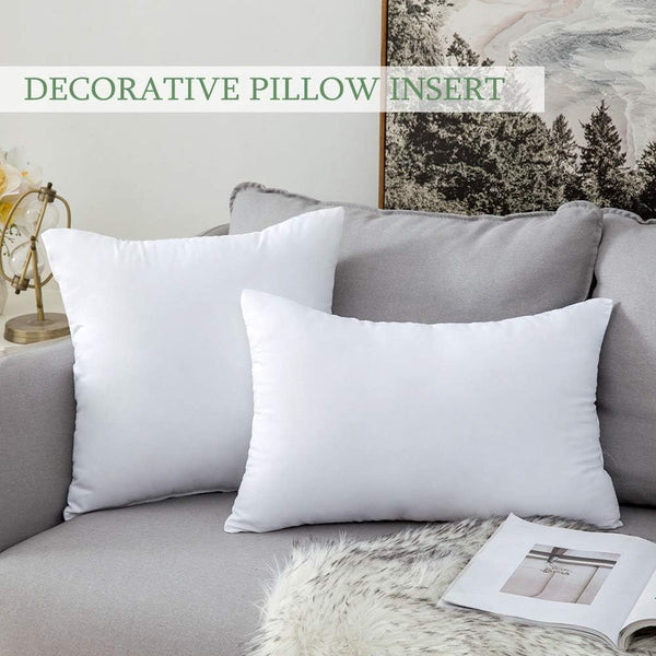 4-Piece Soft Fluffy Square Pillow Inserts