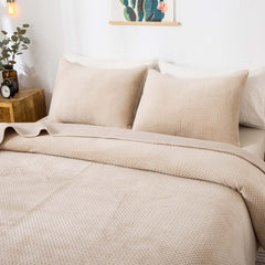 Lightweight Plush Velvet All-Season Quilt
