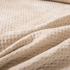 Lightweight Plush Velvet All-Season Quilt