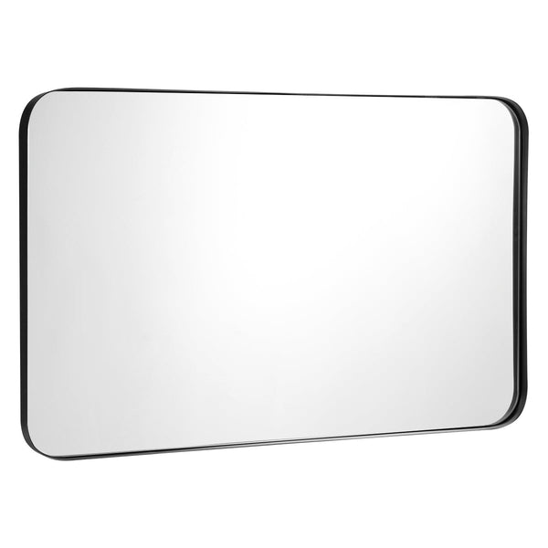 32-Inch Metal Frame Rectangle Wall Mirror