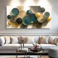 Lotus Leaf Abstract Modern Wall Art