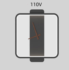 Nordic Bedside Wall Lamp Clock Design