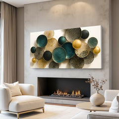 Lotus Leaf Abstract Modern Wall Art