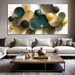 Lotus Leaf Abstract Modern Wall Art