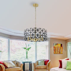 Modern Round Crystal Luxury Living Room Chandelier