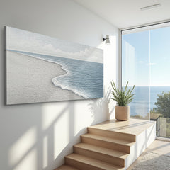 Abstract Beach Shore Coastal Landscape Wall Art