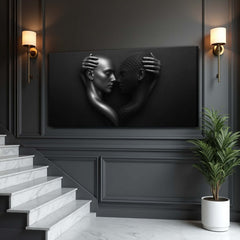 Eternal Love Abstract Romantic Figure Wall Art