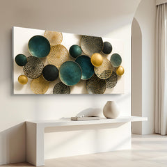 Lotus Leaf Abstract Modern Wall Art
