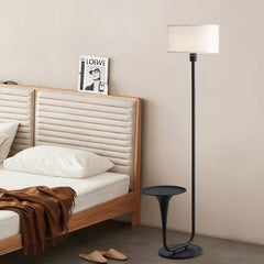 Dimmable Vintage Floor Lamp With Side Table