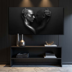 Eternal Love Abstract Romantic Figure Wall Art
