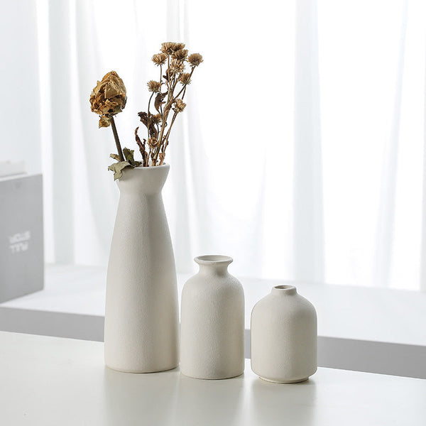 Modern Ceramic Vase Set Three Pieces