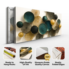 Lotus Leaf Abstract Modern Wall Art