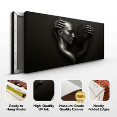 Eternal Love Abstract Romantic Figure Wall Art