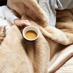 Pretty Rugged Luxury Waterproof Backed Indoor Blanket