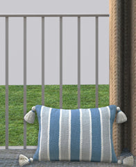 Handwoven Corner Tassel Decorative Pillow