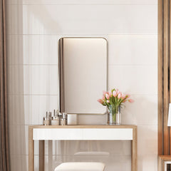 32-Inch Metal Frame Rectangle Wall Mirror