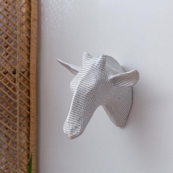 Animal Paper Mache Handmade Wall Hanging Decor