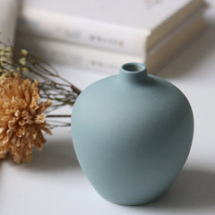 Modern Ceramic Three-Piece Flower Vase Set