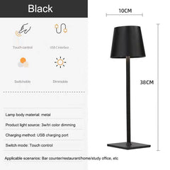 Nordic Touch Charging Iron Art Table Lamp
