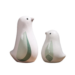 Nordic Cute Ceramic Bird Home Ornament