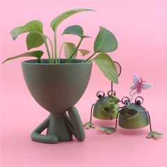Cartoon Abstract Cheek Support Desktop Figurine