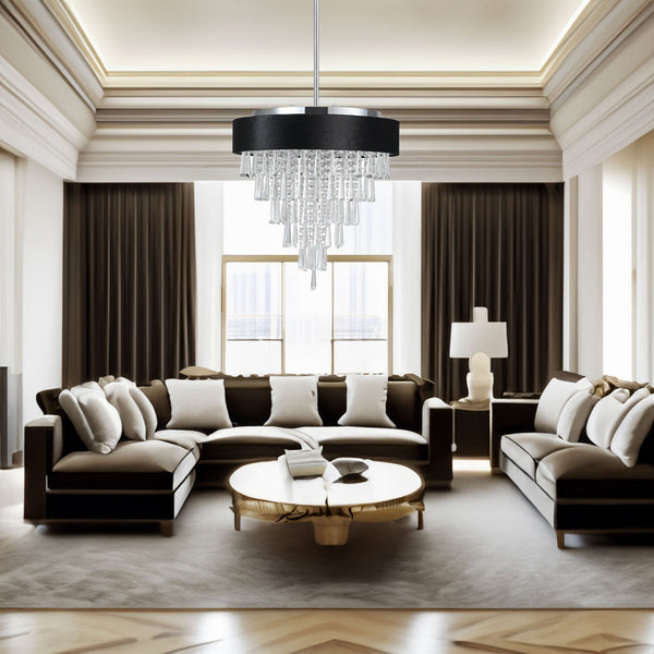 Modern Crystal Round Luxury Living Room Chandelier