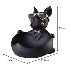 Cute French Bulldog Resin Tabletop Figurine