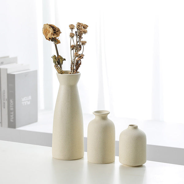 Modern Ceramic Vase Set Three Pieces