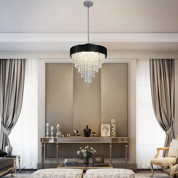Modern Crystal Round Luxury Living Room Chandelier