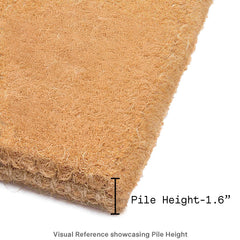 Wild Flowers Gray Coir Outdoor Doormat
