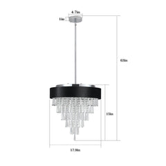 Modern Crystal Round Luxury Living Room Chandelier