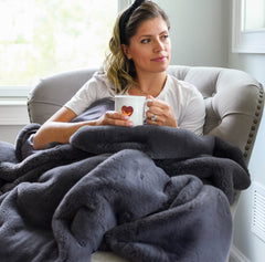 Pretty Rugged Luxury Waterproof Backed Indoor Blanket
