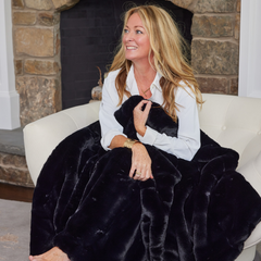 Pretty Rugged Luxury Waterproof Backed Indoor Blanket