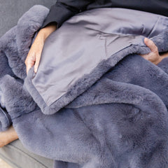 Pretty Rugged Luxury Waterproof Backed Indoor Blanket