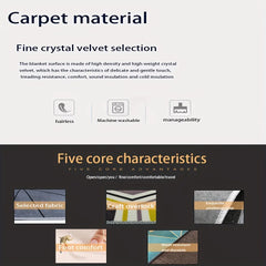 Modern Minimalist Non-Slip Runner Rug