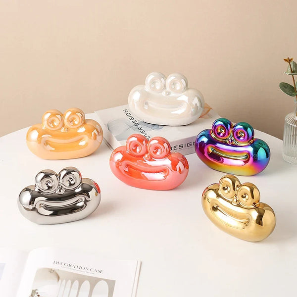 Unique Sausage-Shaped Ceramic Decorative Home Ornament