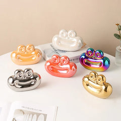 Unique Sausage-Shaped Ceramic Decorative Home Ornament