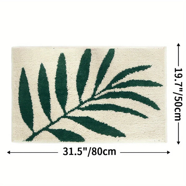 Green Leaf Soft Absorbent Floor Mat