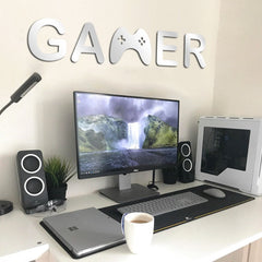 Acrylic Mirror Gamer Wall Decal Decor