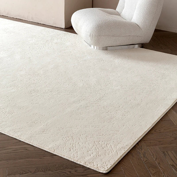 New Zealand Wool Solid Color Nordic Rug