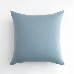 Light Blue Plaid Baby Pillow Cover