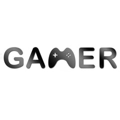 Acrylic Mirror Gamer Wall Decal Decor