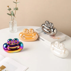 Unique Sausage-Shaped Ceramic Decorative Home Ornament