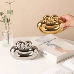 Unique Sausage-Shaped Ceramic Decorative Home Ornament