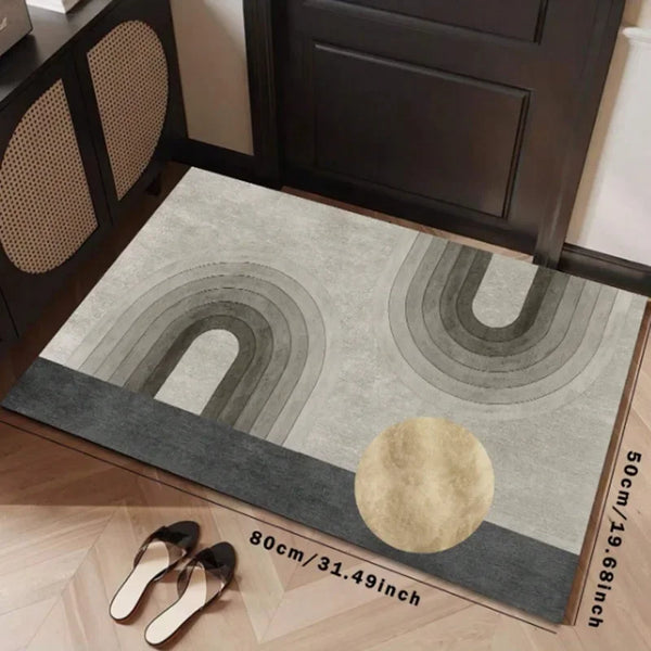 Minimalist Line Stain-Resistant Door Mat