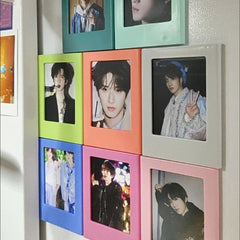 Magnetic 3-Inch Refrigerator Photo Frame Set