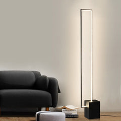 Minimalist Black Square Base Floor Lamp